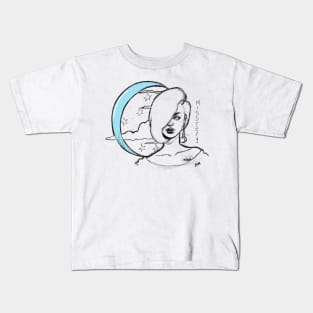 The Night, Moon and Stars Kids T-Shirt